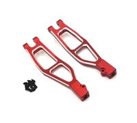 YONMFRDS RC Car Swing Arm For Fsr For Tank Sharks For Cheetah For Atom Leopard For Thunder 1/8 Accessories Metal Upgrade Parts Rc Crawler Car Front Upper For Swing Arm(Red)