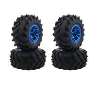 YONMFRDS RC Car Wheel Tyre Kit Compatible With Traxxas For SCX10 1/10 RC Car Crawler Upgrade Replacement Parts Accessories 12mm Hub 120mm 125mm 130mm Tires Wheels(Blue)
