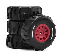 YONMFRDS RC Cars Models Parts For Arrma For Mojave For Grom 1/16 Sand Tire Water Tire RC Car Upgrade Modification Repair Parts Accessories(Red)