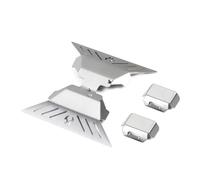 YONMFRDS Rc Chassis For Axial For Capra 1.9 For UTB AXI03004 Stainless Steel Axle Protector Chassis Skid Plate RC Crawler Upgrade Parts Replacement Repair