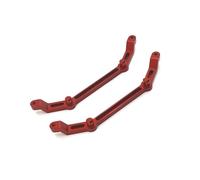 YONMFRDS Rc Chassis For MN For MN128 For Wrangler 1/12 Metal Shell Fixed Column Remote Control Car Parts Accessories Upgrades Replacement And Repair(Red)