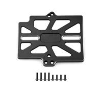 YONMFRDS Rc Chassis For Traxxas For Mini For Maxx Metal MAX10 2S 3S ESC Mount Plate RC Car Monster Truck Parts Accessory Upgrades Replacement And Repair(Black)