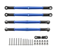 YONMFRDS Rc Connecting Rod Tie Rod For ARRMA 1/8 For KRATON For OUTCAST 6S Aluminum Alloy Front And Rear Steering Linkage Set Upgrades Part AR330230(Blue)