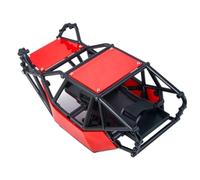 YONMFRDS RC Crawler Frame For Axial II For SCX10 90046 1/10 Roll Cage Nylon Body Shell For Chassis Frame RC For Buggy Crawler Car Parts(Red)