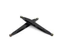 YONMFRDS RC Crawler Frame For Axial RBX10 For Ryft 1/10 2Pcs Metal Rear Trailing Arm For Swing Linkage Link Rod Pull Rod RC Crawler Upgrade Parts(Black)