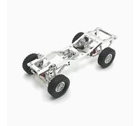 YONMFRDS RC Crawler Frame For MN82 LC79 For 1/12 RC Crawler Metal Upgrade Parts vehicle Accessories Aluminum Alloy Frame For Chassis RC Car Parts(Silver)