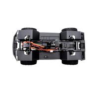 YONMFRDS RC Crawler Frame For TRX4M For Bronco For JJRC C8809 C8801 155mm 6.10in Wheelbase Assembled Frame For Chassis With 2-Speed Gearbox For Rc Crawler Part