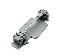 YONMFRDS RC Crawler Frame For WLtoys 284121 K969 K979 K989 K999 P929 P939 1/28 Alloy Bottom Plate Gearbox For Chassis Assembled Frame RC Car Upgrade Parts(Gray)