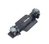 YONMFRDS RC Crawler Frame For WLtoys 284131 K969 K979 K989 K999 P929 P939 1/28 Upgrade Carbon Fiber Bottom Plate Gearbox Wheelbase 98-102mm RC Car Parts(Dark Grey)