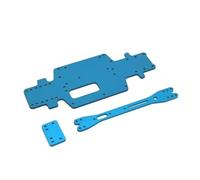 YONMFRDS RC Crawler Frame For Wltoys 284131 K969 K979 K989 P929 1/28 Metal For Chassis Bottom Plate And Second Floor Plate RC Car Upgrade Parts(Blue)