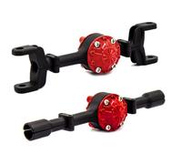 YONMFRDS Rc Crawlers Axles For WPL B24 C24 Gear Axle Vehicle Spare For Pickup Upgrade Bridge Replacement Part RC Car Accessories Truck Sturdy Metal(Black)