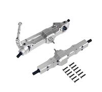 YONMFRDS Rc Crawlers Axles For WPL C14 C24 For Feiyu For JJRC 1/16 Metal Bridge Total Remote Control Car Upgrade Modified Parts Model Repair Accessory(Silver)