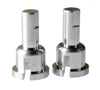 YONMFRDS RC Crawlers Toys For WLtoys A959 A949 A969 A979 A949-14 1/18 2PCS Differential Diff Cup Joint RC Car Upgrade Parts(Silver)