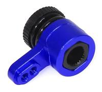 YONMFRDS Rc Drift Cars Parts For Arrma For Granite For Grom For Typhon For GROM For LOSI For Mini For LMT 1/18 Metal 25T Servo Arm Servo Saver Set RC Parts(Blue)