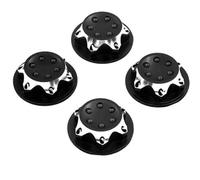 YONMFRDS Rc Drift Cars Parts For Arrma For X-maxx For Summit For E-revo 1:8 Aluminium Wheel Hub Cover 17mm Hex Nut Anti-skid Wheel Cov Rc Parts(Black)