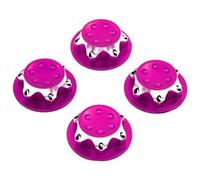YONMFRDS Rc Drift Cars Parts For Arrma For X-maxx For Summit For E-revo 1:8 Aluminium Wheel Hub Cover 17mm Hex Nut Anti-skid Wheel Cov Rc Parts(Pink)