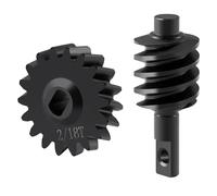 YONMFRDS Rc Drift Cars Parts For Axial For SCX24 1/24 Overdrive Differential Diff Axle Worm Gear Set 12T 13T 14T 16T RC Crawler Car Upgrade Parts(18T)