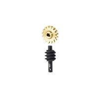 YONMFRDS Rc Drift Cars Parts For Axial For SCX24 1/24 Overdrive Differential Diff Axle Worm Gear Set 12T 13T 14T 16T RC Crawler Car Upgrade Parts(16T Brass)