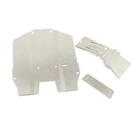 YONMFRDS Rc Drift Cars Parts For Yikong For DF7 1/7 Stainless Steel Chassis Skid Plate RC Short Course Truck Car Models Upgrade Parts Accessories