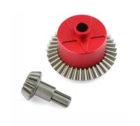 YONMFRDS Rc Models Accessories For Arrma For Kraton For Senton Big For Rock For Granite For Outcast 4x4 1/10 Metal Diff Case Gear 37T Input 13T Upgrade Parts(Red)