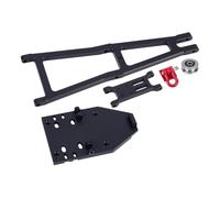 YONMFRDS Rc Models Accessories For Axial For Capra 1.9UTB Trail For Buggy 1/10 Car Crawler Upgrade Parts CNC Aluminium RC Wrecker Tow Truck Crane Arm Kit(Black)