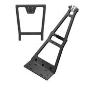 YONMFRDS Rc Models Accessories For Axial For SCX10 For TRX4 For Capra For LCG 1/10 Crawler Car Chassis Upgrade RC Winch Serve Rescue Truck Tow Crane Arm Wrecker DIY Tool(Black)