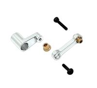 YONMFRDS Rc Models Accessories For WLtoys 244016 For LOSI Micro-B 1/24 Metal Servo Arm Set Upgrade Parts Model Accessory Replace Modified Replacement(Silver)