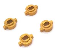 YONMFRDS Rc Models Accessories For ZERO-Z For MINI-Z MR-03 Wheel Conversion For AWD Wheels Metal Upgrade Converter(Yellow)