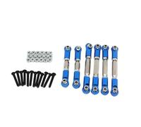YONMFRDS Rc Parts For Arrma For Granite For Senton For Vorteks For Typhon For Rock 1/10 Metal Tie Rods Linkage Links Set RC Car Upgrade Parts(Blue)