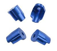 YONMFRDS Rc Parts For Arrma For Mini For Mojave For Grom 1/18 For Granite For Typhon 1/14 4pcs Metal Shock Cap Protector Absorber Protection Cover(Blue)