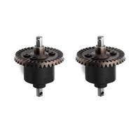 YONMFRDS Rc Parts For Traxxas For Slash 4x4 For VXL For Stampede For Rustler For Remo HQ727 5381 6882 5379 1/10 Metal Front And Rear Differential RC Car Parts(Black,2pcs)