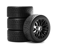 YONMFRDS Rc Repairs Spare For Arrma For Infraction Beyond 6S F1 D265 1/7 1/8 Limitations Flat Running Wheel Tire RC Car Upgrade Parts Accessories(Black)