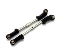 YONMFRDS Rc Repairs Spare For Arrma For Kraton For Outcast For Notorious For Talion 1/8 Adjustable Turnbuckle Tie Rod Steering Link With Aluminum Ends(Black)