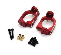 YONMFRDS RC Repairs Spare Parts For MJX 10208 Little Monster 1/10 Metal Upgrade Modification Front C-seat Set Remote Control Car Spare Parts(Red)