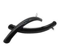 YONMLEDO Bike Mudguards 1 Set Silver Bike Front Rear Fenders Retro Bike 700C 23C 25C Mud Guard Wing Road Bicycle Mudguard Fender Parts(Black 1 set)