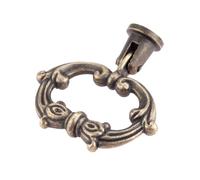 YONMLEDO Brass Vintage Drawer Handles 2PC Antique Bronze Pull Knob with Screw for Drawer Cabinet Bin Door Wardrobe Jewelry Chest Suitcase 47 * 42mm Furniture Handle