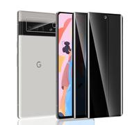 Yonntmmi Privacy Screen Protector for Google Pixel 6 Pro Anti-Spy Tempered Glass 2 Pieces & Camera Protection Accessories 1 Pieces, 9H Screen Protector for Google Pixel 6 Pro