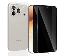 Yonntmmi Privacy Screen Protector for Honor 600 Pro Anti-Spy Tempered Glass 2 Pieces & Camera Protection Accessories 1 Pieces, 9H, Smooth Touch, Anti-fingerprint for Honor 600 Pro
