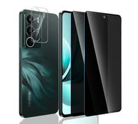 Yonntmmi Privacy Screen Protector for Realme C71 Anti-Spy Tempered Glass 2 Pieces & Camera Protection Accessories 1 Pieces, 9H Protective Film for Realme C71