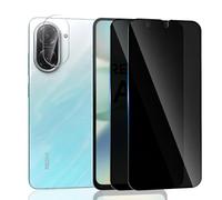 Yonntmmi Privacy Screen Protector for Xiaomi Redmi A5 4G Anti-Spy Tempered Glass 2 Pieces & Camera Protection Accessories 1 Pieces, 9H Screen Protector for Xiaomi Redmi A5 4G