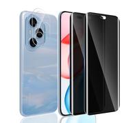 Yonntmmi Screen Protector for Honor 400 Pro for Tempered Glass Privacy Screen, Pack of 2 Anti-Spy Tempered Glass Protection with 1 Camera Protection Glass, Anti-Spy/9H Hardness/Scratch Resistant for