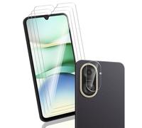 Yonntmmi Screen Protector for Xiaomi Redmi A5 for Tempered Glass, Pack of 3 Tempered Glass Screen Protector with 1 Piece Camera Protection Protective Glass, HD/9H Hardness/Scratch-Resistant Tempered