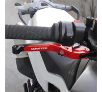YONPJER Brake Levers Brake Clutch Levers Modified Adjustable for Ducati 748 916 600SS 900SS ST2/4 for Monster 400 600 620 695 696 750 796 900(Black RED)