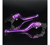YONPJER Brake Levers Motorcycle Adjustable Brake Clutch Lever for YZF600R Thundercat 1999 2000 2001 2002 2003 2004 2005 2006 2007(177mm Purple)