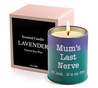YONTINY Mothers Day Gifts for Mum, Mothers Day Candles Gifts Presents for Mum from Daughter Son Kids, Scented Candles Birthday Gift for Women Grandma, 10 Oz Mums Last Nerve Candle
