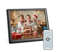 Yontwe 10 Inch Digital Photo Frame with Remote Control from High Resolution Photo/Music/Video Player 1280*800 Electronic Photo Player with Full IPS Display
