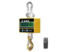 Yontwe Heavy Duty Electronic Scale 2000kg Heavy Duty Industrial Hanging Scale Rechargeable Digital Crane Scale Super Clear High Precision 2T Hook Electronic Scale
