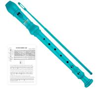 YONTY Soprano Recorder 8-Hole Instrument for Kids Beginners, Baroque Style C Key Kids Flute with Cleaning Rod & Case Bag for School Education Home Entertainment - Deep Green
