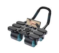 Yonuaret Ab Roller | 4-Wheel Muscle Exercise Abdominal Roller Auto Rebound | Anti-Slip Grip Strength Training Equipment for Sports Enthusiasts Teens Athletes Women Men Adults
