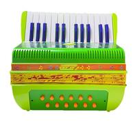 Yonuaret Accordion for Kids - 17Keys Button Accordion Small Accordion Toy,Educational Toy Preschool Lightweight Musical Instrument for Beginners & Kids